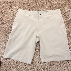 Callaway Golf Shorts Men’s Size 33 Tan Opti‑Dri Stretch Flat Front Performance